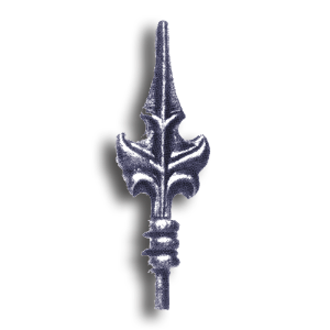 5/8" Fully Weldable Hot Stamped Steel Spear Point Finial fully weldable hot stamped steel spear point finial, spear point finials, weldable finials, weldable, fence accessories, weldable fence accessories, hot stamped steel fence accessories, hot stamped steel finials, hot stamped steel post caps, weldable post caps, weldable steel post caps, decorative post caps, decorative finials, ts distributors