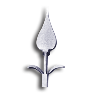 Forged Steel Spear Point Finial forged steel spear point finial, spear point finial, steel finials, metal finials, steel fence post caps, forged steel post caps, decorative finials, decorative steel finials, metal spear points, finials, spear finials, fence accessories, steel fenec accessories, ts distributors