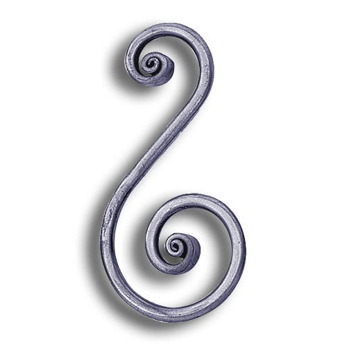 Forged Steel Round Bar Scroll