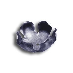 Light Gauge Stamped Steel Floral forged steel scrolls, forged panels, metal stair balusters, rail balusters, steel rail balusters, forged steel rosettes, steel balcony balusters, steel pickets, hammered metal stair baluster, hammered metal railing balusters, hand forged balusters, balusters with bushings, forged newel posts, forged rail panels, powder coated steel forgings, forged steel elemetns, stamped steel elements, fully weldable leaves, fully weldable flowers, pressed steel elements, weldable cast steel leaves, forged steel spheres, forged steel baskets