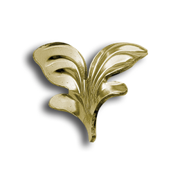 Solid Brass Leaf brass leaf, brass leaves, brass elements, solid brass decorations, solid brass leaf
