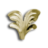 Solid Brass Leaf solid brass leaf, brass leaves, decorative iron, ornamental brass