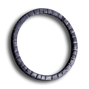 Solid Steel Hammered Ring solid steel hammered ring, hammered ring, solid steel ring, steel ring, steel finials, ts distributors