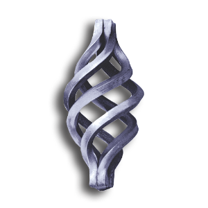 Forged Steel Basket Square - 4 Filaments Forged Steel Basket Square, Forged Steel, Decorative Basket Square, Steel Basket Square, TS Distributors