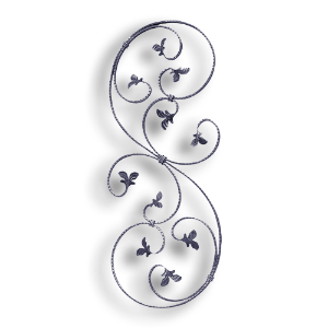 Steel Baluster forged steel scrolls, forged panels, metal stair balusters, rail balusters, steel rail balusters, forged steel rosettes, steel balcony balusters, steel pickets, hammered metal stair baluster, hammered metal railing balusters, hand forged balusters, balusters with bushings, forged newel posts, forged rail panels, powder coated steel forgings, forged steel elemetns, stamped steel elements, fully weldable leaves, fully weldable flowers, pressed steel elements, weldable cast steel leaves, forged steel spheres, forged steel baskets