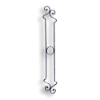 Forged Steel Stair and Rail Baluster - 5/16" x 9/16" Rect. Material forged steel scrolls, forged panels, metal stair balusters, rail balusters, steel rail balusters, forged steel rosettes, steel balcony balusters, steel pickets, hammered metal stair baluster, hammered metal railing balusters, hand forged balusters, balusters with bushings, forged newel posts, forged rail panels, powder coated steel forgings, forged steel elemetns, stamped steel elements, fully weldable leaves, fully weldable flowers, pressed steel elements, weldable cast steel leaves, forged steel spheres, forged steel baskets