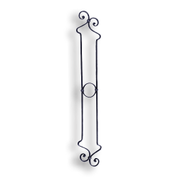 Forged Steel Stair and Rail Baluster - 5/16" x 9/16" Rect. Material forged steel scrolls, forged panels, metal stair balusters, rail balusters, steel rail balusters, forged steel rosettes, steel balcony balusters, steel pickets, hammered metal stair baluster, hammered metal railing balusters, hand forged balusters, balusters with bushings, forged newel posts, forged rail panels, powder coated steel forgings, forged steel elemetns, stamped steel elements, fully weldable leaves, fully weldable flowers, pressed steel elements, weldable cast steel leaves, forged steel spheres, forged steel baskets