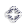 Forged Steel Rosette - 1/2" x 1/4" Sq. Material forged steel scrolls, forged panels, metal stair balusters, rail balusters, steel rail balusters, forged steel rosettes, steel balcony balusters, steel pickets, hammered metal stair baluster, hammered metal railing balusters, hand forged balusters, balusters with bushings, forged newel posts, forged rail panels, powder coated steel forgings, forged steel elemetns, stamped steel elements, fully weldable leaves, fully weldable flowers, pressed steel elements, weldable cast steel leaves, forged steel spheres, forged steel baskets