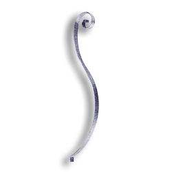 Steel Balcony Baluster - 3/16" x 2" Sq. Material forged steel scrolls, forged panels, metal stair balusters, rail balusters, steel rail balusters, forged steel rosettes, steel balcony balusters, steel pickets, hammered metal stair baluster, hammered metal railing balusters, hand forged balusters, balusters with bushings, forged newel posts, forged rail panels, powder coated steel forgings, forged steel elemetns, stamped steel elements, fully weldable leaves, fully weldable flowers, pressed steel elements, weldable cast steel leaves, forged steel spheres, forged steel baskets