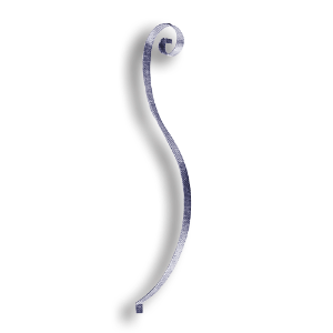 Steel Balcony Baluster - 3/16" x 2" Sq. Material forged steel scrolls, forged panels, metal stair balusters, rail balusters, steel rail balusters, forged steel rosettes, steel balcony balusters, steel pickets, hammered metal stair baluster, hammered metal railing balusters, hand forged balusters, balusters with bushings, forged newel posts, forged rail panels, powder coated steel forgings, forged steel elemetns, stamped steel elements, fully weldable leaves, fully weldable flowers, pressed steel elements, weldable cast steel leaves, forged steel spheres, forged steel baskets