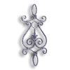 Forged Steel Large Panel Hammered - 1/2" Sq. Material forged steel scrolls, forged panels, metal stair balusters, rail balusters, steel rail balusters, forged steel rosettes, steel balcony balusters, steel pickets, hammered metal stair baluster, hammered metal railing balusters, hand forged balusters, balusters with bushings, forged newel posts, forged rail panels, powder coated steel forgings, forged steel elemetns, stamped steel elements, fully weldable leaves, fully weldable flowers, pressed steel elements, weldable cast steel leaves, forged steel spheres, forged steel baskets