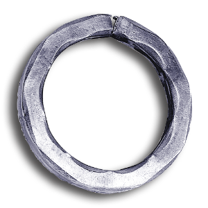 Solid Steel Hammered-Edge Ring solid steel hammered-edge ring, hammered edge ring, solid steel ring, hammered edge ring, steel ring, steel finials, ts distributors