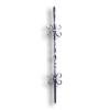 Forged Steel Twisted Baluster - 1/2" Sq. Material - Style 4 forged steel scrolls, forged panels, metal stair balusters, rail balusters, steel rail balusters, forged steel rosettes, steel balcony balusters, steel pickets, hammered metal stair baluster, hammered metal railing balusters, hand forged balusters, balusters with bushings, forged newel posts, forged rail panels, powder coated steel forgings, forged steel elemetns, stamped steel elements, fully weldable leaves, fully weldable flowers, pressed steel elements, weldable cast steel leaves, forged steel spheres, forged steel baskets