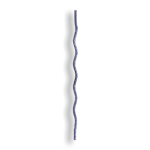 Forged Steel Stair and Rail Baluster - 9/16" Sq. Material - Style 1 forged steel scrolls, forged panels, metal stair balusters, rail balusters, steel rail balusters, forged steel rosettes, steel balcony balusters, steel pickets, hammered metal stair baluster, hammered metal railing balusters, hand forged balusters, balusters with bushings, forged newel posts, forged rail panels, powder coated steel forgings, forged steel elemetns, stamped steel elements, fully weldable leaves, fully weldable flowers, pressed steel elements, weldable cast steel leaves, forged steel spheres, forged steel baskets