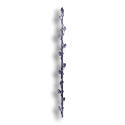 Forged Steel Stair and Rail Baluster - 1/2" dia. Rd. Material forged steel scrolls, forged panels, metal stair balusters, rail balusters, steel rail balusters, forged steel rosettes, steel balcony balusters, steel pickets, hammered metal stair baluster, hammered metal railing balusters, hand forged balusters, balusters with bushings, forged newel posts, forged rail panels, powder coated steel forgings, forged steel elemetns, stamped steel elements, fully weldable leaves, fully weldable flowers, pressed steel elements, weldable cast steel leaves, forged steel spheres, forged steel baskets