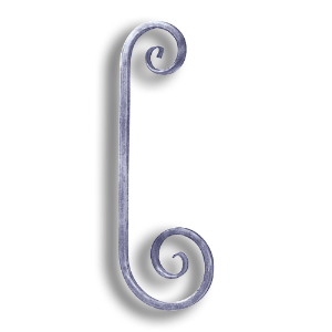 Forged Hollow Steel Tube Scroll forged steel scrolls, forged panels, metal stair balusters, rail balusters, steel rail balusters, forged steel rosettes, steel balcony balusters, steel pickets, hammered metal stair baluster, hammered metal railing balusters, hand forged balusters, balusters with bushings, forged newel posts, forged rail panels, powder coated steel forgings, forged steel elemetns, stamped steel elements, fully weldable leaves, fully weldable flowers, pressed steel elements, weldable cast steel leaves, forged steel spheres, forged steel baskets