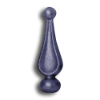 1-3/16" Fully Weldable Hot Stamped Steel Ball Point Finial fully weldable hot stamped steel ball point finial, steel finials, hot stamped steel finial, weldable steel finial, weldable finial, weldable fence accessories, steel fence accessories, steel fence caps, weldable fence caps, hot stamped post caps, steel post caps, fence post caps, weldable post caps, hot stamped steel, ts distributors