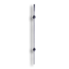 Forged Steel Stair and Rail Baluster - 1/2" Sq. Material - Style 2 forged steel scrolls, forged panels, metal stair balusters, rail balusters, steel rail balusters, forged steel rosettes, steel balcony balusters, steel pickets, hammered metal stair baluster, hammered metal railing balusters, hand forged balusters, balusters with bushings, forged newel posts, forged rail panels, powder coated steel forgings, forged steel elemetns, stamped steel elements, fully weldable leaves, fully weldable flowers, pressed steel elements, weldable cast steel leaves, forged steel spheres, forged steel baskets