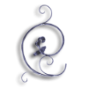 Forged Steel Floral Panel forged steel scrolls, forged panels, metal stair balusters, rail balusters, steel rail balusters, forged steel rosettes, steel balcony balusters, steel pickets, hammered metal stair baluster, hammered metal railing balusters, hand forged balusters, balusters with bushings, forged newel posts, forged rail panels, powder coated steel forgings, forged steel elemetns, stamped steel elements, fully weldable leaves, fully weldable flowers, pressed steel elements, weldable cast steel leaves, forged steel spheres, forged steel baskets
