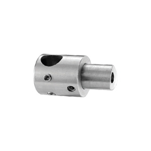 Inox Round Bar Holder - Bar to Post - 60° Adjustability railing system, round bar holder, bar to post