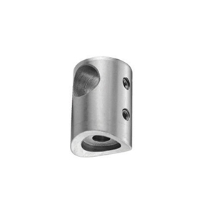 Inox Round Bar Holder - Bar to Post - 360° Adjustability railing system, round bar holder, bar to post