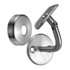 Inox Adjustable Wall Mounted Handrail Support- 2-3/4" Flange stainless steel railing, tube system, railing system, ts distributors, inox cable system, stainless steel tube handrail fittings, handrail support