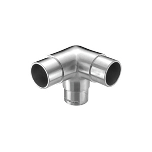 Inox Three-Way Corner Hard Bend Elbow stainless steel, tubing system, three-way, hard corner elbow