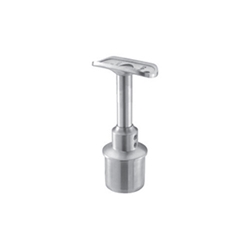 Inox Adjustable Height Post Top Handrail Support - Fixed Position 90° stainless steel, tube system, adjustable height, post top, handrail support