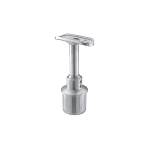 Inox Adjustable Height Post Top Handrail Support - Fixed Position 90&#176; stainless steel, tube system, adjustable height, post top, handrail support
