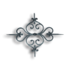 Forged Steel Panel - 5/8" Sq. Material forged steel scrolls, forged panels, metal stair balusters, rail balusters, steel rail balusters, forged steel rosettes, steel balcony balusters, steel pickets, hammered metal stair baluster, hammered metal railing balusters, hand forged balusters, balusters with bushings, forged newel posts, forged rail panels, powder coated steel forgings, forged steel elemetns, stamped steel elements, fully weldable leaves, fully weldable flowers, pressed steel elements, weldable cast steel leaves, forged steel spheres, forged steel baskets