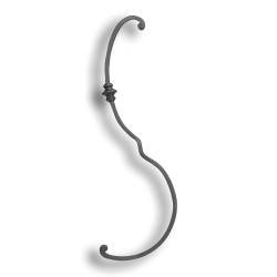 Steel Balcony Baluster - 5/8" Sq. Material forged steel scrolls, forged panels, metal stair balusters, rail balusters, steel rail balusters, forged steel rosettes, steel balcony balusters, steel pickets, hammered metal stair baluster, hammered metal railing balusters, hand forged balusters, balusters with bushings, forged newel posts, forged rail panels, powder coated steel forgings, forged steel elemetns, stamped steel elements, fully weldable leaves, fully weldable flowers, pressed steel elements, weldable cast steel leaves, forged steel spheres, forged steel baskets