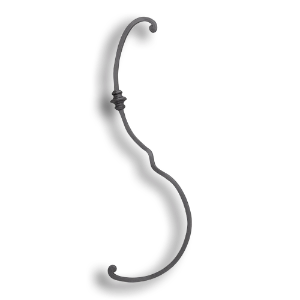 Steel Balcony Baluster - 5/8" Sq. Material forged steel scrolls, forged panels, metal stair balusters, rail balusters, steel rail balusters, forged steel rosettes, steel balcony balusters, steel pickets, hammered metal stair baluster, hammered metal railing balusters, hand forged balusters, balusters with bushings, forged newel posts, forged rail panels, powder coated steel forgings, forged steel elemetns, stamped steel elements, fully weldable leaves, fully weldable flowers, pressed steel elements, weldable cast steel leaves, forged steel spheres, forged steel baskets