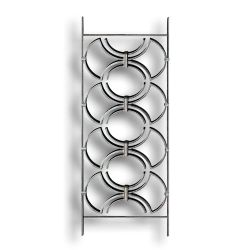 Forged Steel Rail Panel - 1/2" x 5/16" Material forged steel scrolls, forged panels, metal stair balusters, rail balusters, steel rail balusters, forged steel rosettes, steel balcony balusters, steel pickets, hammered metal stair baluster, hammered metal railing balusters, hand forged balusters, balusters with bushings, forged newel posts, forged rail panels, powder coated steel forgings, forged steel elemetns, stamped steel elements, fully weldable leaves, fully weldable flowers, pressed steel elements, weldable cast steel leaves, forged steel spheres, forged steel baskets