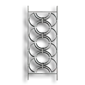 Forged Steel Rail Panel - 1/2" x 5/16" Material forged steel scrolls, forged panels, metal stair balusters, rail balusters, steel rail balusters, forged steel rosettes, steel balcony balusters, steel pickets, hammered metal stair baluster, hammered metal railing balusters, hand forged balusters, balusters with bushings, forged newel posts, forged rail panels, powder coated steel forgings, forged steel elemetns, stamped steel elements, fully weldable leaves, fully weldable flowers, pressed steel elements, weldable cast steel leaves, forged steel spheres, forged steel baskets