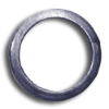 Steel Tube Ring Available in 9 Sizes solid steel ring, decorative steel, steel finials, steel caps, steel plugs, ts distributors