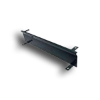 Black Painted Closed Riser Attachments for Concrete Steps closed riser, concrete steps, custom fabricated steps, stair stringers, diamond 