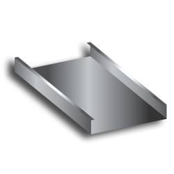 Stock Steel Pan Type closed riser, concrete steps, custom fabricated steps, stair stringers, diamond 
