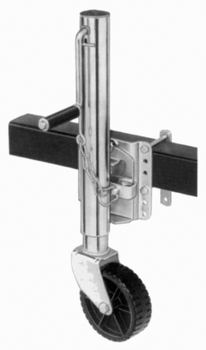 Deluxe "Swing Away" Marine Jack - 1000 lb. Capacity axle assemblies, hanger kits, tandem axle, ratchet strap, trailer parts, couplers, towing ball mount, bulldog jack, ts distributors, A-Frame coupler, tow chain