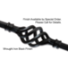 Powder Coated Pitched Shoes - SFPC601CB