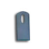 2-3/8" x 1" Weld Tab base plates, flange plates, weld tabs, decorative  metal weld tabs, steel base plates, steel flange plates, metal base plates, metal flange plates, weldable