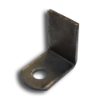 1-1/2" 90° Weld Tab with One Hole base plates, flange plates, weld tabs, decorative  metal weld tabs, steel base plates, steel flange plates, metal base plates, metal flange plates, weldable