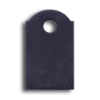 Straight Weld Tab with One Hole - 2-1/2"High base plates, flange plates, weld tabs, decorative  metal weld tabs, steel base plates, steel flange plates, metal base plates, metal flange plates, weldable