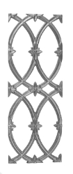 Cast Iron Cathedral Panel 