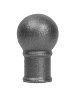 1/2" Cast Iron Round Base and Top Finial 