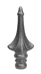 1/2" Cast Iron Round Base Spear- Top Finial 