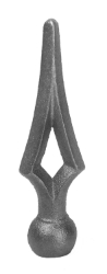 1/2" Cast Iron Pointed Finial  