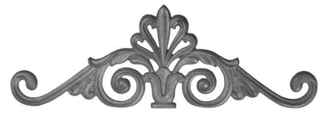 Cast Iron Single-Faced Gate Topper 