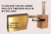 911 Quick Release Pin Lock for Swing Gate - GTA911PLF
