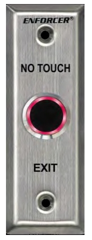 No Touch Request-to-Exit Button request to exit button, No touch request to open button, 1A relay, Slimline box, gate exit, Seco-larm, secolarm, rocker switch, salida, stainless face plate, request to exit, exit button, exit push button, ts distributors