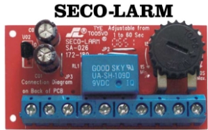 Mini Time Module timer module, seco-larm, digital timer, Form-C relay output, switch trigger, Access control, gate operators, swing gate, slide gate, transmitter, board kit, ts distributors